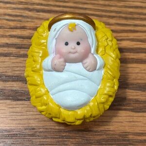 Vintage FISHER PRICE Little People Nativity Baby Jesus 2001 Christmas Mattel
